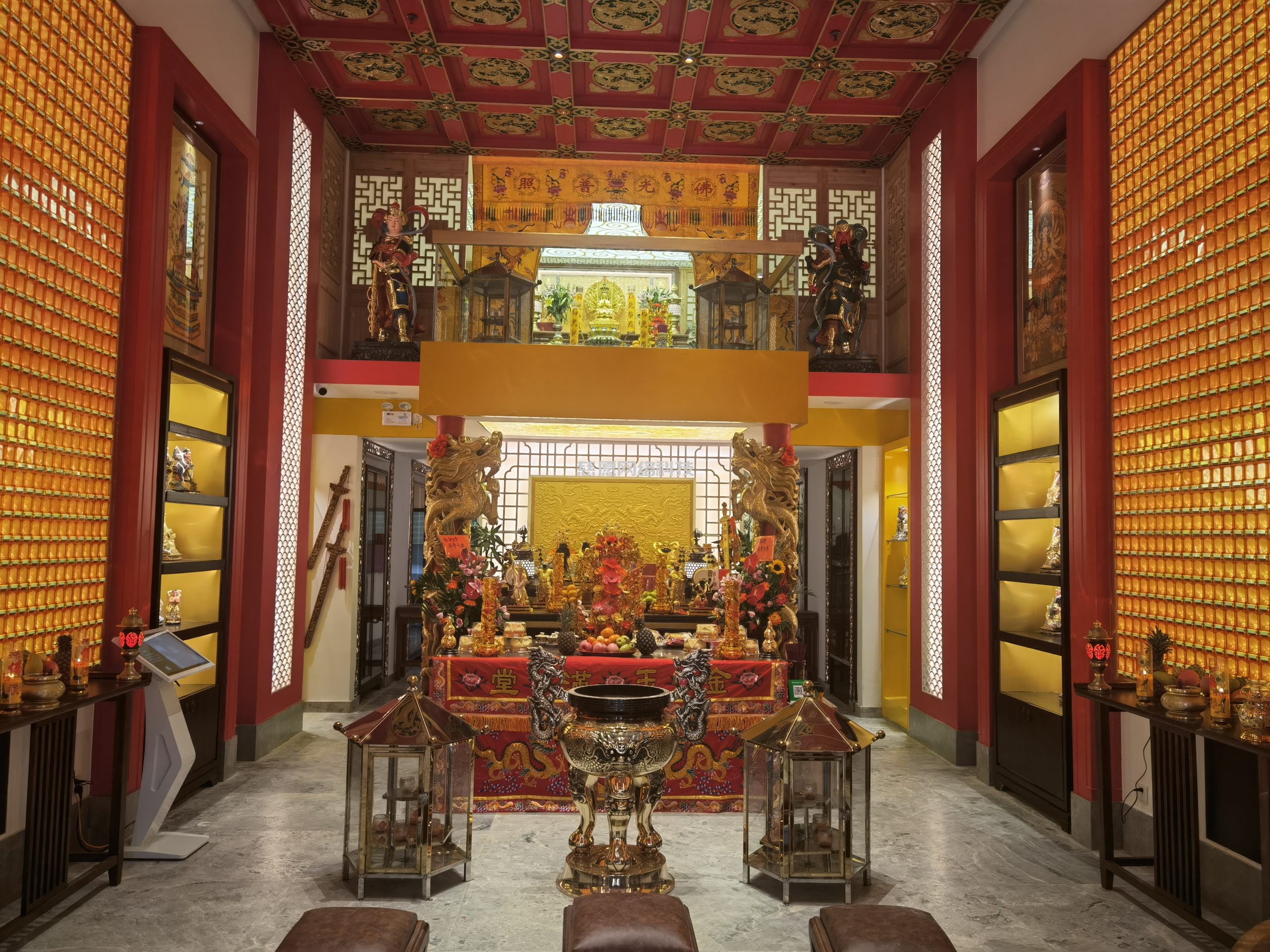 財(cái)神殿萬(wàn)佛墻|上下兩層僅100平，萬(wàn)神駐蹕，氣勢(shì)恢宏！